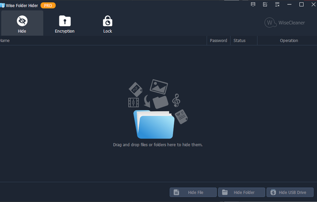 Wise Folder Hider screenshot 1