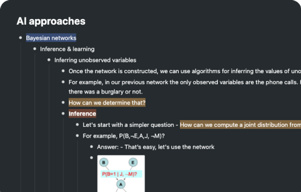 Workflowy screenshot 1