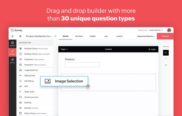 Zoho Survey screenshot 1