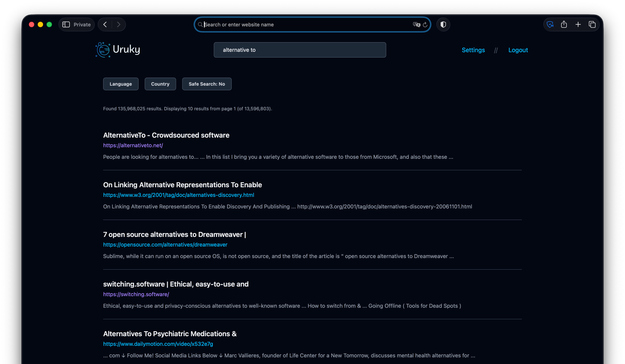 Uruky screenshot